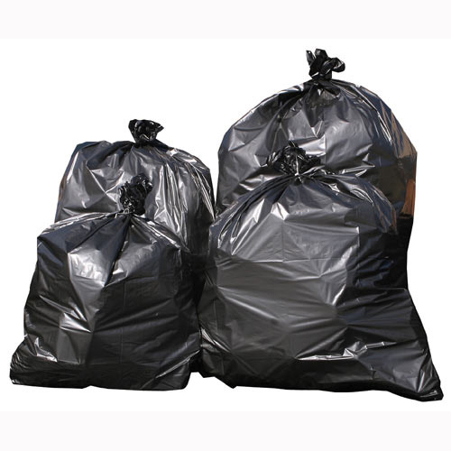 55-60 Gallon Black Trash Bags 38x58 1 Mil 100 Bags