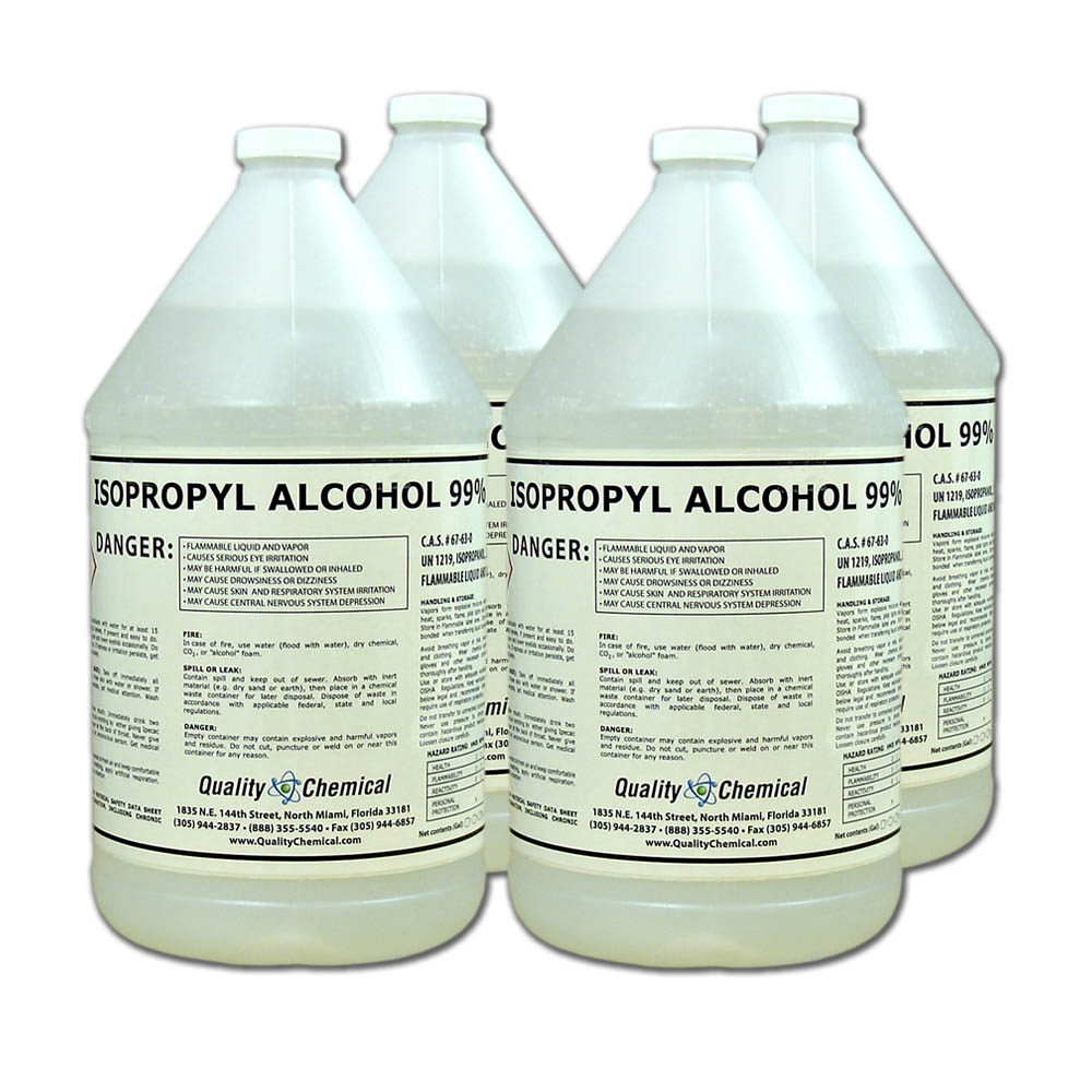 Isopropyl Alcohol 99.9% 1 Gallon- IPA 99.9%