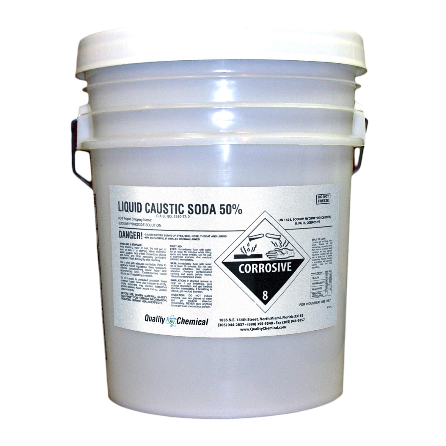 Quality Chemical Company - Sodium Hydroxide Liquid (Caustic Soda) - 50%